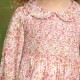 Antoinette Dress with Raspberry Crumble Hand Smocking made with Liberty Poppies & Daisies Fabric