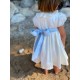 Diana Special Occasion Dress with Forget Me Not Hand Smocking