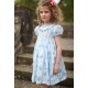 Katherine Johnson Dress Antoinette Stripe with Hint of Mischief Hand Smocking