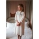 Nightingale Girl's Dress Forget Me Not Plumetti with Delphinium Hand Smocking