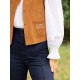 C J Walker Waistcoat Butterscotch Needlecord with Spiced Vanilla Hand Smocking Edition 5