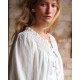Cleopatra Jacket Latte Stripe with Coffee Cream Hand Smocking Edition 4