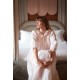 Nightingale Women's Dress Powder Puff Plumetti with Marshmallow Hand Smocking