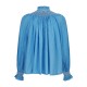 Pom x Smock London Scholl Blouse Paperwhite Ditsy with Snowdrop Hand Smocking Edition 61