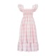 Rachel Carson Dress Candyfloss Gingham with Cocoloco hand Smocking