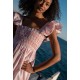 Rachel Carson Dress Candyfloss Gingham with Cocoloco hand Smocking