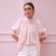 Scholl Summer Blouse Seashell Cotton Voile with Milk Hand Smocking Edition 67