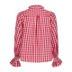 Shelley Blouse Raspberry Gingham with Milk Hand Smocking Edition 20